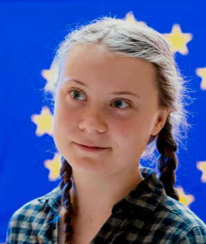 Greta Thunberg at the United Nations.
