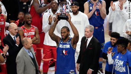 Kawhi Leonard picked as the 2020 NBA-All Star MVP. 