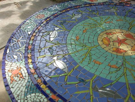 Mosaic design.