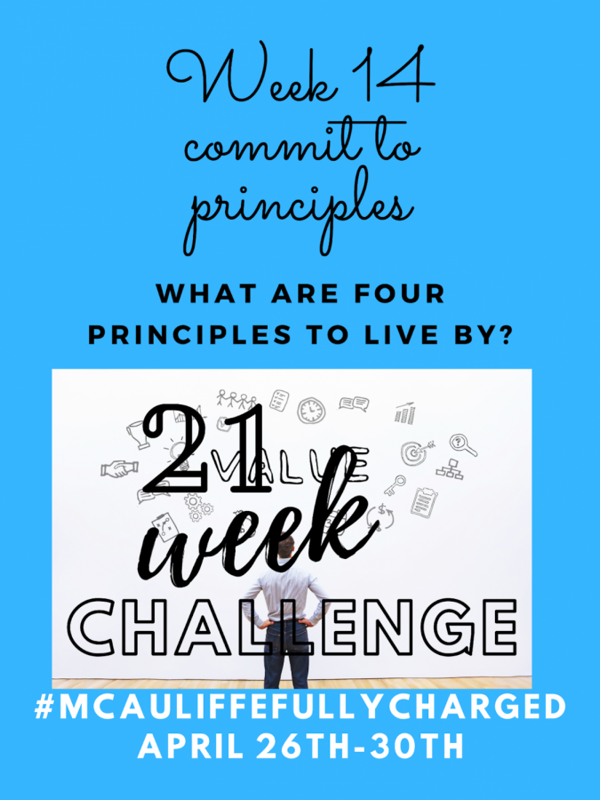 21 Week Challenge Poster.