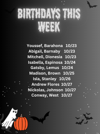 October 23-27 Birthdays